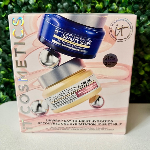 IT Cosmetics 2-Pc. Unwrap Day-To-Night Hydration Skincare Set (New)